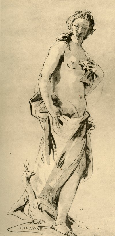 Juno, 1700-luvun puoliväli, 1928 tekijältä Giovanni Battista Tiepolo