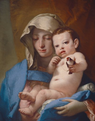 Kultasipselin Madonna, n. 17671770. tekijältä Giovanni Battista Tiepolo