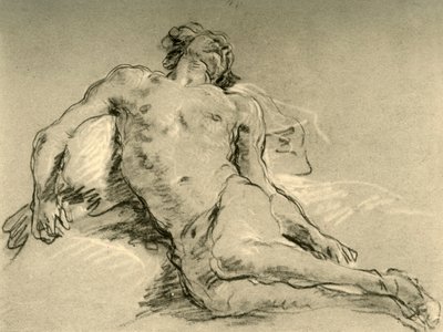 Alaston lepää, 1700-luvun puoliväli, 1928 tekijältä Giovanni Battista Tiepolo