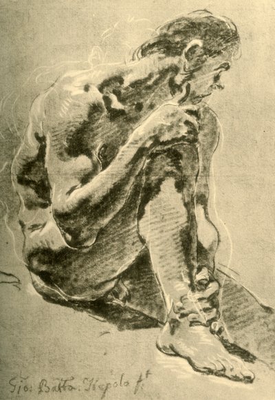 Alaston istuva, 1715-1716, 1928 tekijältä Giovanni Battista Tiepolo