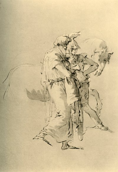 Vanha mies ja nuori sotilas, 1700-luvun puoliväli, 1928 tekijältä Giovanni Battista Tiepolo
