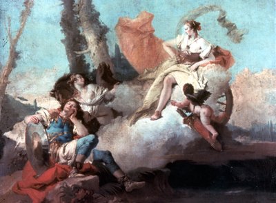 Armidan lumoama Rinaldo 1742-1745 tekijältä Giovanni Battista Tiepolo