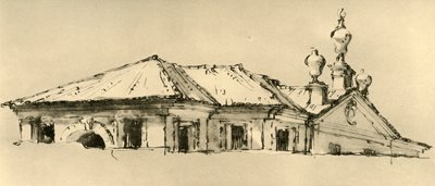 Huvilan kattokerros, 1757, 1928 tekijältä Giovanni Battista Tiepolo