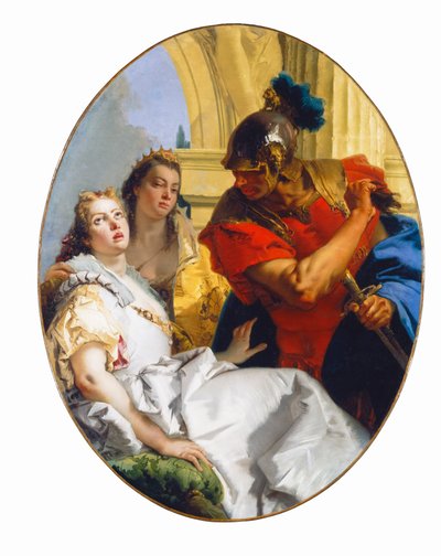 Kohtaus antiikin historiasta tekijältä Giovanni Battista Tiepolo