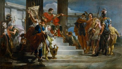 Scipio Africanus vapauttaa Massivan tekijältä Giovanni Battista Tiepolo