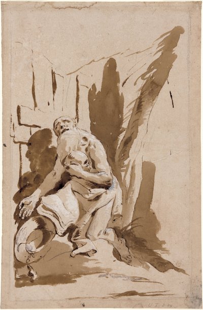Pyhä Hieronymus tekijältä Giovanni Battista Tiepolo