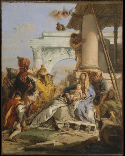 Tietäjien kumarrus tekijältä Giovanni Battista Tiepolo