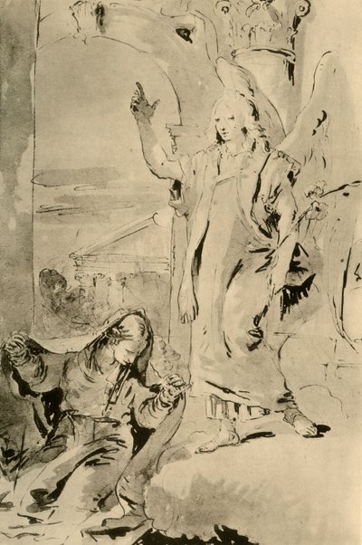 Marian ilmestys, 1700-luvun puoliväli, 1928 tekijältä Giovanni Battista Tiepolo