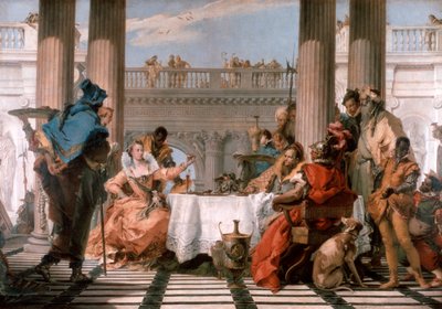 Kleopatran juhlat 1743-1744 tekijältä Giovanni Battista Tiepolo