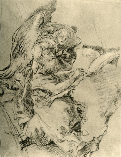 "Evankelista Matteus", 1743, 1928 tekijältä Giovanni Battista Tiepolo
