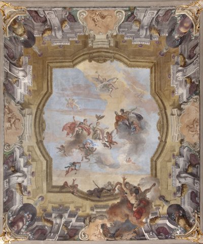 Demonien kaatuminen, Scipion tarinat, 1731 tekijältä Giovanni Battista Tiepolo