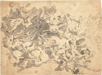 Kapinallisten enkelien kaatuminen tekijältä Giovanni Battista Tiepolo