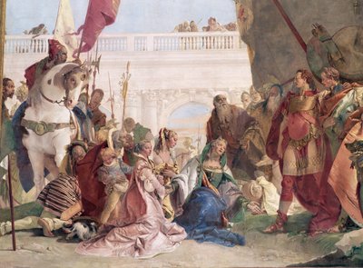 Dariuksen perhe ennen Aleksanteria tekijältä Giovanni Battista Tiepolo