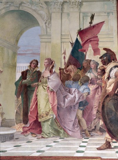 Scipion mahtipontisuus, yksityiskohta tekijältä Giovanni Battista Tiepolo