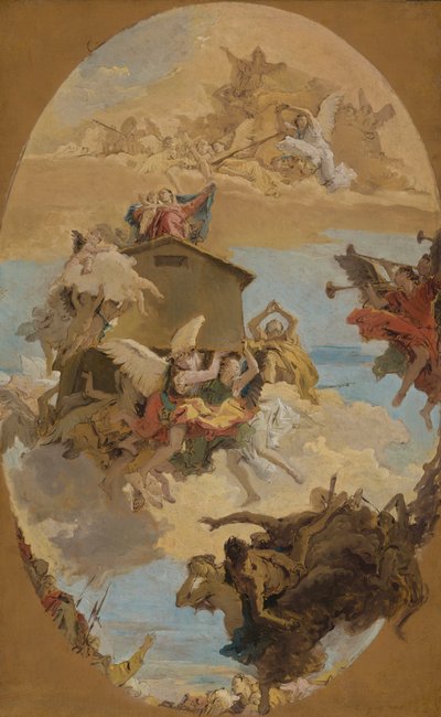 Loreton pyhän talon ihme, 1743 tekijältä Giovanni Battista Tiepolo