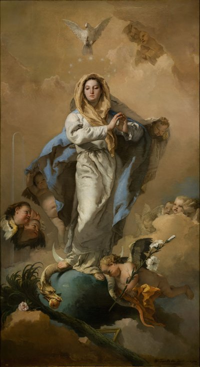 Die Unbefleckte Empfängnis tekijältä Giovanni Battista Tiepolo