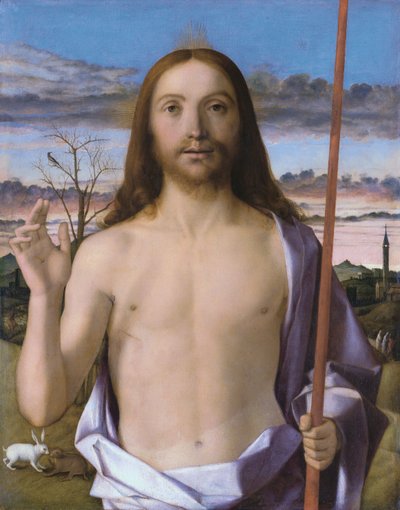 Kristuksen siunaus tekijältä Giovanni Bellini