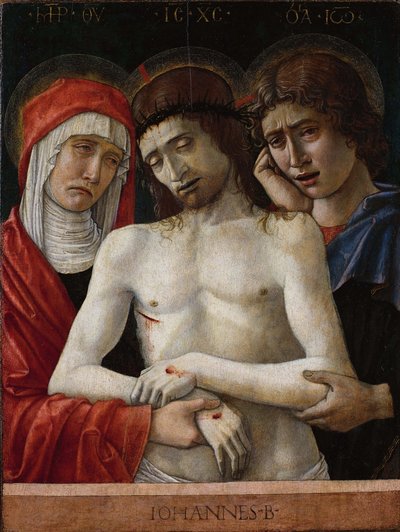 Pietà, noin 1455. tekijältä Giovanni Bellini