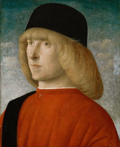 Nuoren senaattorin muotokuva, n. 1490-1499. tekijältä Giovanni Bellini