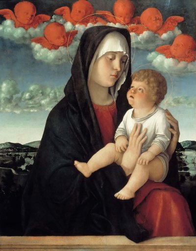 Neitsyt ja lapsi, n. 1500. tekijältä Giovanni Bellini