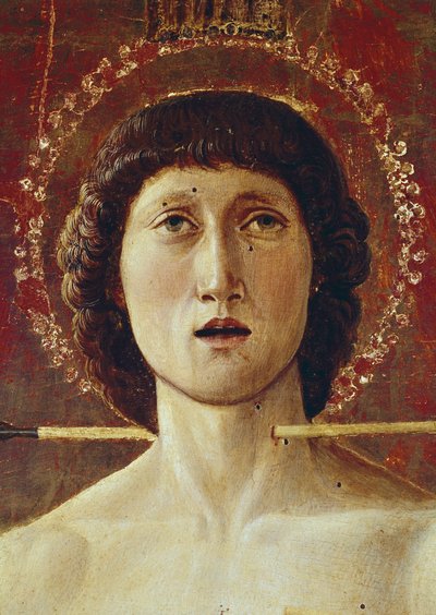 Pyhän Sebastianin triptyykki. Keskipaneeli (tempera paneelissa tekijältä Giovanni Bellini
