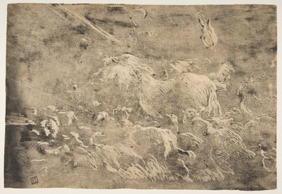 Nooa ja eläimet saapuvat arkkiin, 1650-55. tekijältä Giovanni Benedetto Castiglione