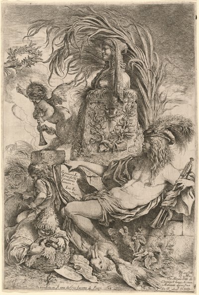 Castiglionen nero tekijältä Giovanni Benedetto Castiglione