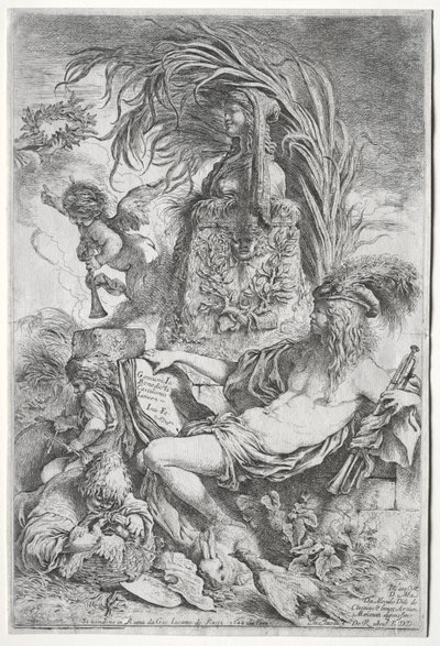 Castiglionen nero, 1648. tekijältä Giovanni Benedetto Castiglione
