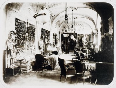 Ivan Paskevitšin talo Englannin rantakadulla Pietarissa. Asehuone, 1860-luku tekijältä Giovanni Bianchi