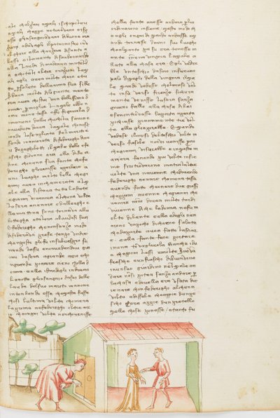 Dekameron, Aave - Tessa dalla Cuculia pahoinpitelee miestään , Seitsemäs päivä, novelli 1. tekijältä Giovanni Boccaccio