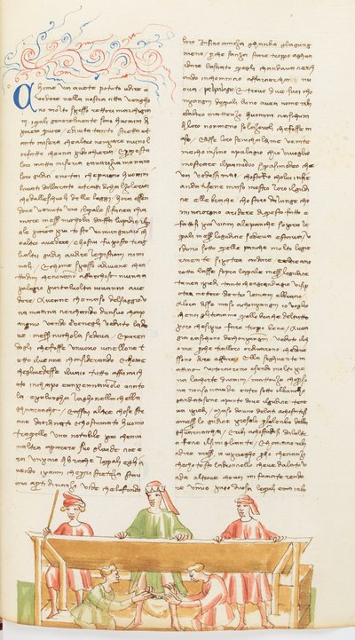 Dekameron, Vedetyt housut - Maso del Saggio ja hänen seuralaisensa nöyryyttävät tuomaria , Kahdeksas päivä, novelli 5. tekijältä Giovanni Boccaccio
