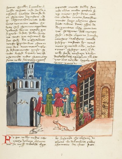 Decameron, Vaatteet eivät tee miestä. Lamberto ja hänen veljensä vankilassa Toinen päivä, novelli 3. tekijältä Giovanni Boccaccio