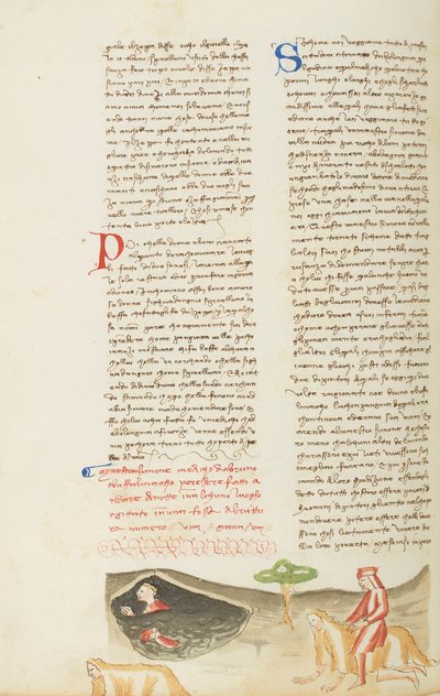 Dekameron, Simon-mestarin hirvittävä seikkailu - Simone da Villa sur la fausse bêtei, Kahdeksas päivä, novelli 9. tekijältä Giovanni Boccaccio