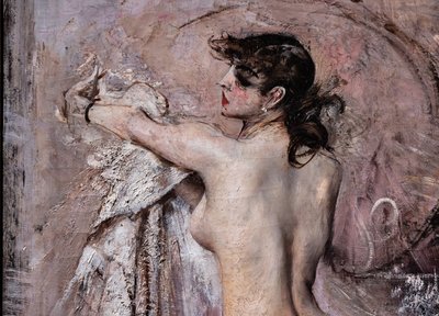 Kylvyn jälkeen yksityiskohdat tekijältä Giovanni Boldini