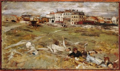Italia, Pariisin esikaupunki (öljy kankaalle) tekijältä Giovanni Boldini