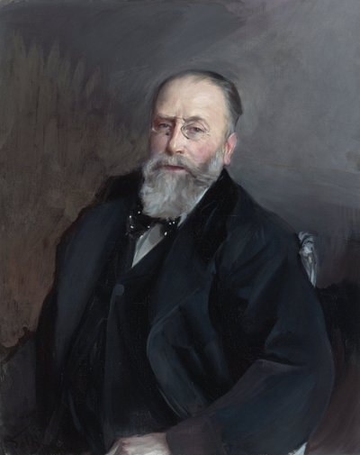 ""Edmond de Rothschildin (1845-1934) muotokuva ranskalaisesta pankkiirista, filantroopista ja keräilijästä" (Edmond James de Rothschild) Giovanni Boldinin (1842-1931) maalaus 1903 Yksityinen kokoelma tekijältä Giovanni Boldini