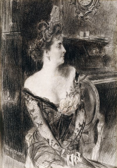 Madame X:n muotokuva, n. 1901-1902 tekijältä Giovanni Boldini