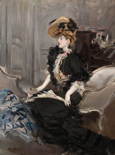 Mmen muotokuva. R.L., 1901. tekijältä Giovanni Boldini