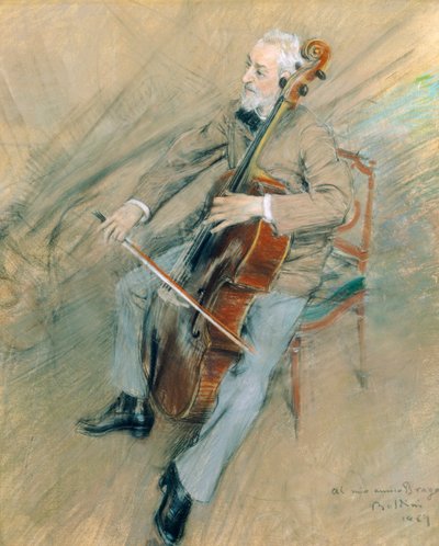 Sellisti Gaetano Bragan muotokuva tekijältä Giovanni Boldini