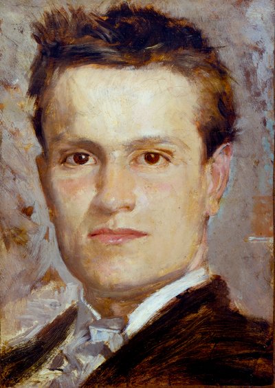 Omakuva, noin 1865 (öljy paperille ja kartongille). tekijältä Giovanni Boldini