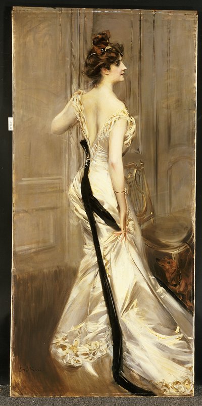 The Black Sash, n. 1905 tekijältä Giovanni Boldini