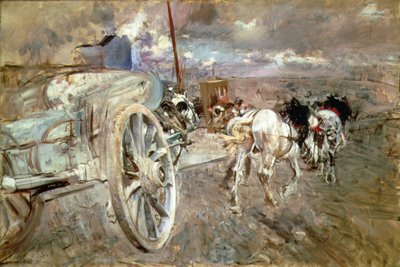 Huonekalut ja erilaiset esineet 1100- ja 1300-luvuilta tekijältä Giovanni Boldini