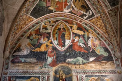 Ascension, n. 1492 (fresko) tekijältä Giovanni Canavesio