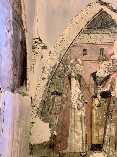Valkoisten katuvaisten kappelin oratorio, Tende, 2024 (kuva) tekijältä Giovanni Canavesio