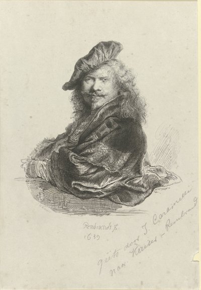 Rembrandt Harmenszin muotokuva. Reinistä tekijältä Giovanni Caramelli
