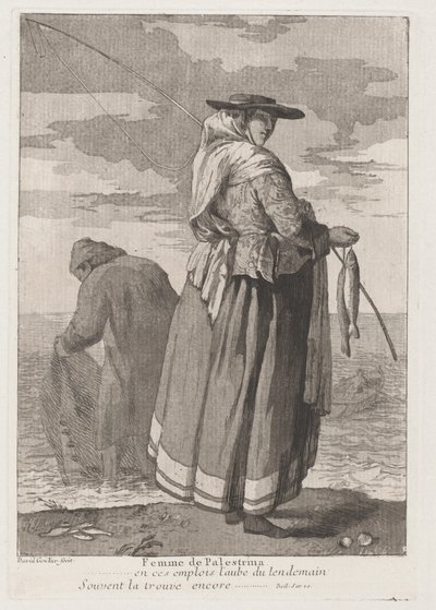 Femme de Palestrina (nainen Pellestrinasta) tekijältä Giovanni David
