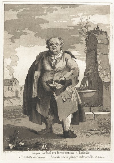 Gaspar Gribolari käytetyn tavaran jälleenmyyjä Padovassa (Gaspar Gribolari, käytettyjen jälleenmyyjä Padovassa) tekijältä Giovanni David