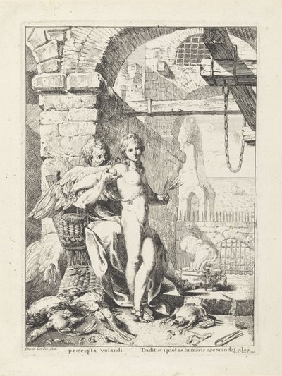 Daedalus antaa Ikarukselle siipensä tekijältä Giovanni David