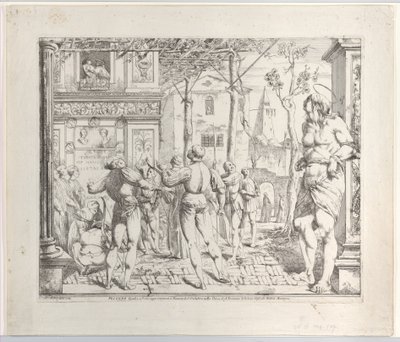 El Martiri de Sant Cristòfol, Secondo Quadro, 1776. finlandèsEl Martiri de Sant Cristòfol, Secondo Quadro, 1776. finlandès tekijältä Giovanni David