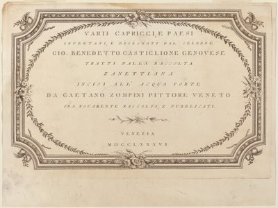 Frontespiisi tekijältä Giovanni De Pian